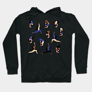 Ladies Doing Yoga Hoodie